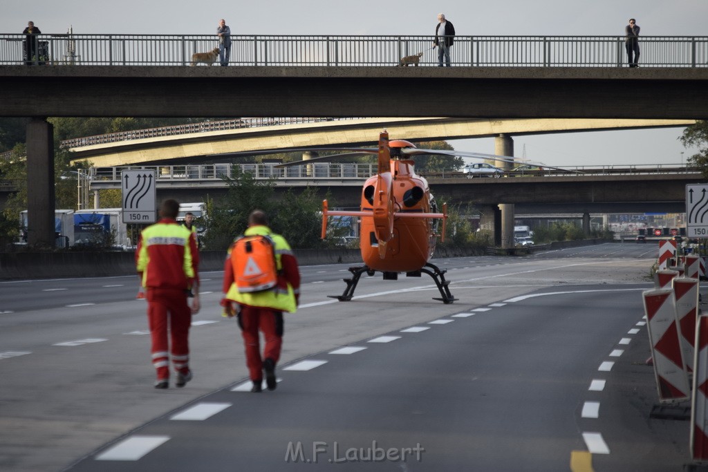 VU mehrere PKW A 3 Rich Oberhausen Hoehe AK Koeln Ost P075.JPG - Miklos Laubert